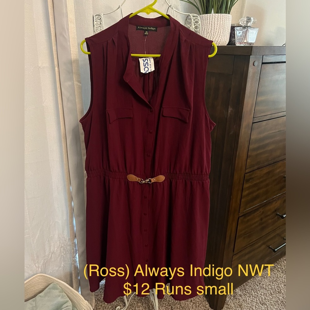 Burgundy Dress